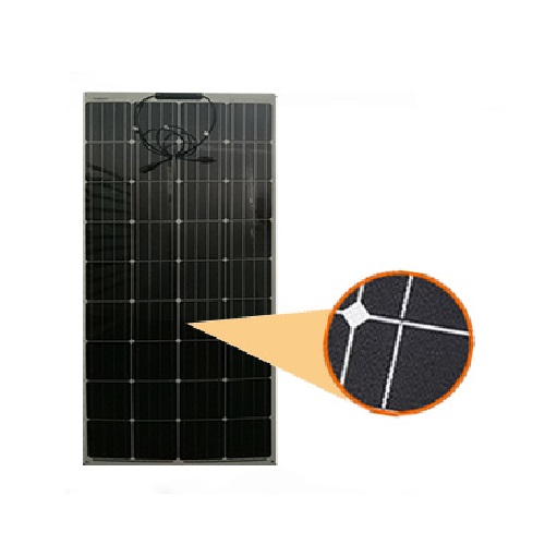薄膜160ワットのラミネーションETFEの適用範囲が広い太陽電池パネル 0