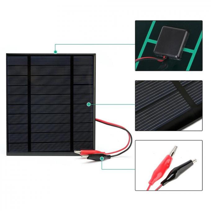1W 2W 3W 1V 2V 3V 5Vのエポキシ樹脂ペット小型太陽電池パネル 4