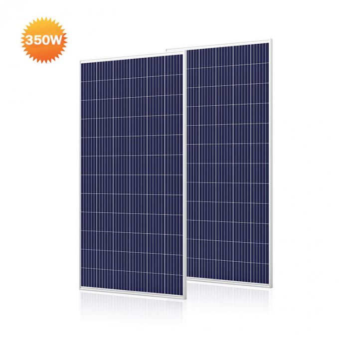 大きいサイズ350ワット多結晶性PVの太陽電池パネル 0