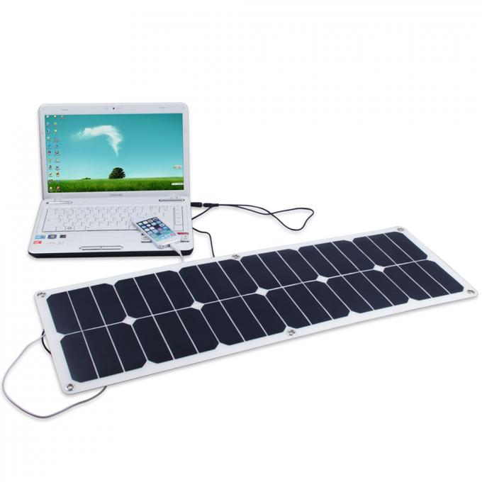 ラップトップ充満のための薄板にされた40W適用範囲が広い太陽電池パネルをかわいがって下さい 0